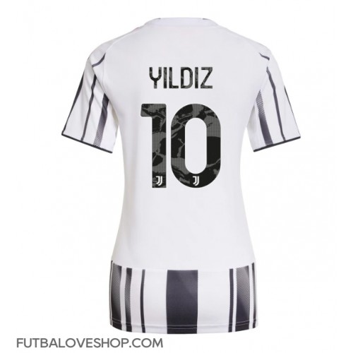 Dres Juventus Kenan Yildiz #10 Domáci pre Ženy 2025-26 Krátky Rukáv